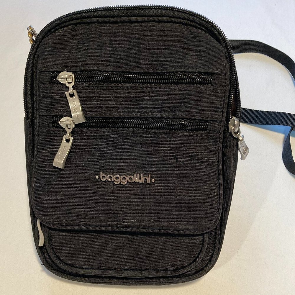 BAGGALLINI CROSS BODY BAG BLACK